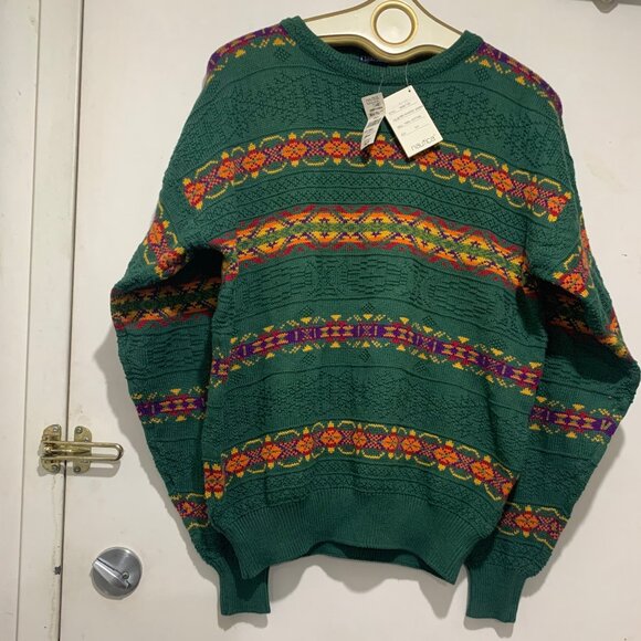 NEW NAUTICA COTTON KNIT CREWNECK SWEATER PATTERN SIZE S - Picture 4 of 9